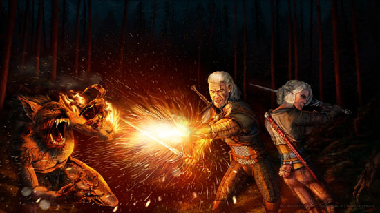 Witcher Fire and Sword @rights reserved D.F.