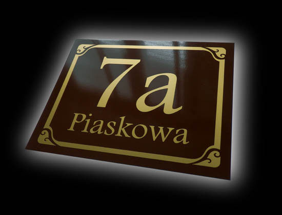 metal building number